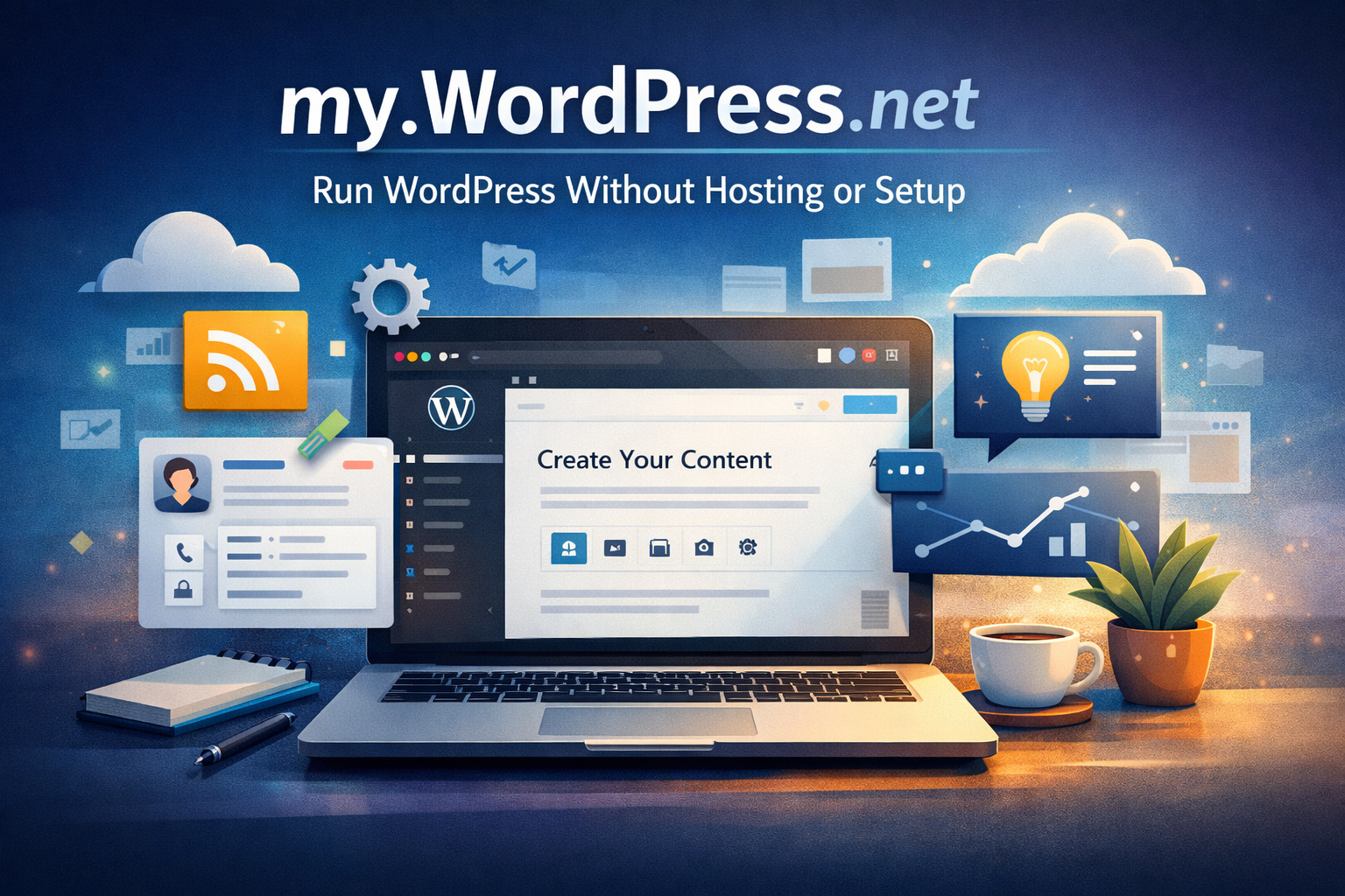 my.WordPress.net: The Future of WordPress Without Hosting or Setup 